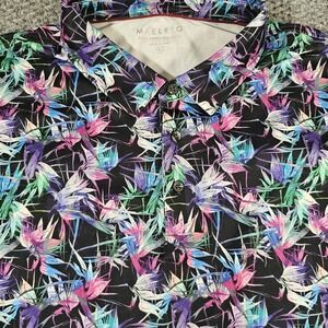 Maelreg Performance Polo Shirt Mens XL Multicolor Golf‎ Stretch Short Sleeve
